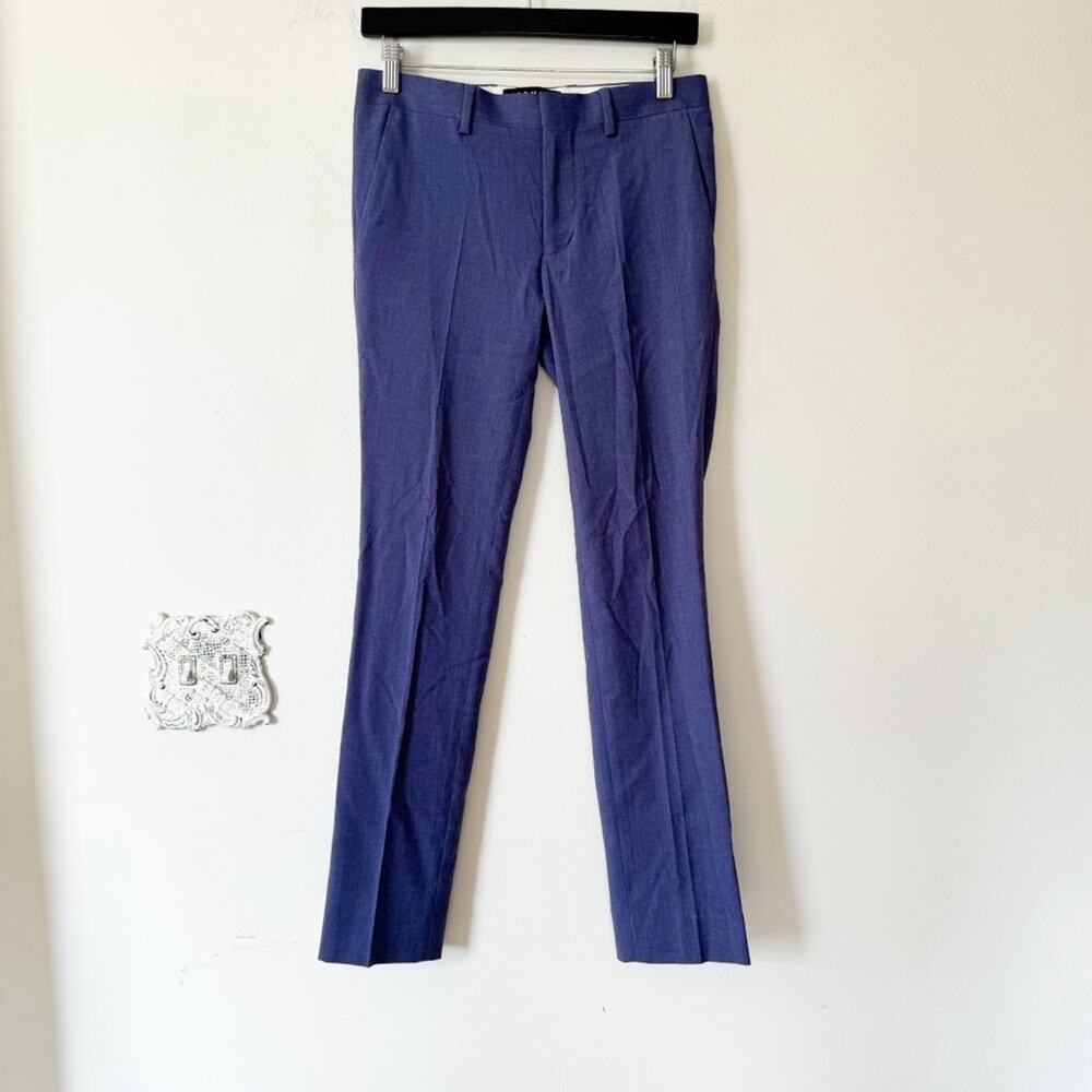 Topman Blue Suit 34 Blazer 28S Slim Fit Pants - Picture 6 of 10
